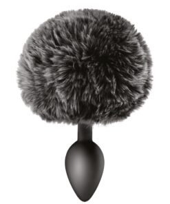 Plug queue de lapin - noir