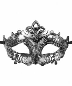 Loup semi-rigide argenté Hamlet