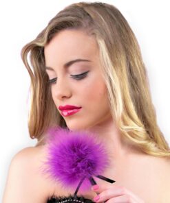 Plumeau 18 cm violet