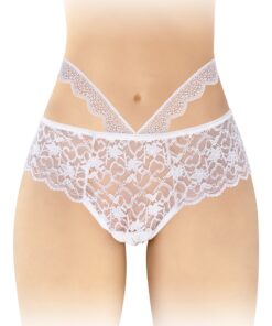 Culotte ouverte blanche Marie - Fashion Secret
