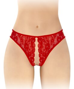 String rouge ouvert Victoria - Fashion Secret