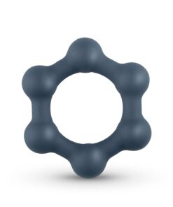 Cockring Hexagonal avec billes en acier - Boners