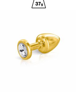 Plug bijou aluminium gold XS - Hidden Eden
