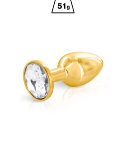 Plug bijou aluminium gold S - Hidden Eden