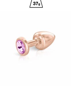 Plug bijou aluminium rose gold XS - Hidden Eden
