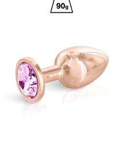 Plug bijou aluminium rose gold M - Hidden Eden