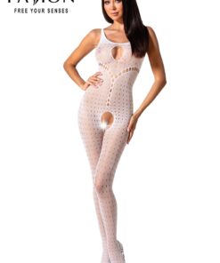 Combinaison résille BS078 - Blanc