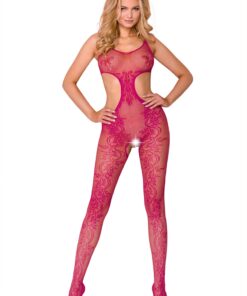 Combinaison résille CA002 - Fuchsia