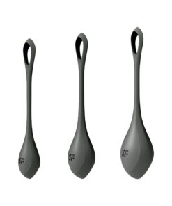 Kit d'entrainement pelvien Yoni Power 2 noir - Satisfyer
