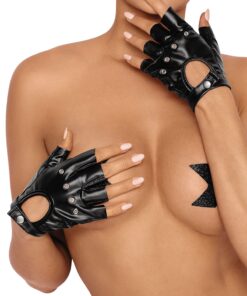 Gants mitaines en wetlook F264