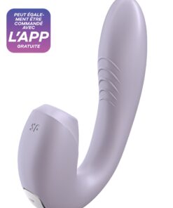 Double stimulateur connecté Sunray Lilas - Satisfyer