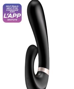 Vibro Rabbit Heat Wave noir - Satisfyer
