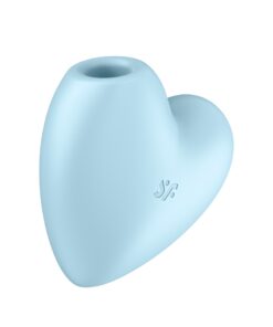 Double stimulateur Cutie Heart bleu - Satisfyer