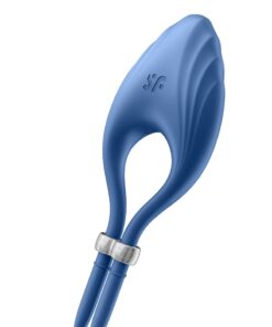 Anneau vibrant Duelist bleu - Satisfyer