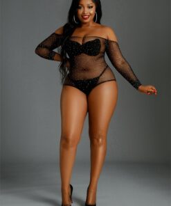 Body résille N°09 Queen Size - Moonlight