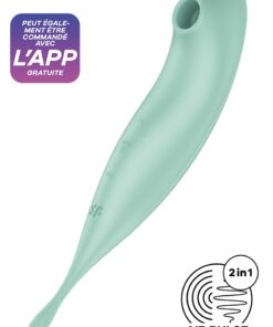 Stimulateur Satisfyer Twirling Pro+ Connecté vert