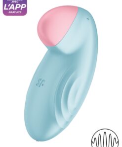 Stimulateur connecté Tropical Tip bleu - Satisfyer