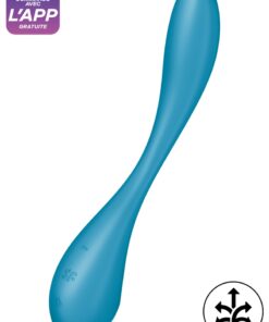 Vibromasseur G Spot Flex 5+ bleu - Satifyer
