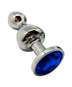 Plug bijou Lollypop bleu M - Wooomy