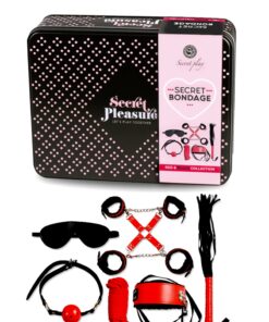 Kit BDSM 8 pièces - Rouge & Noir