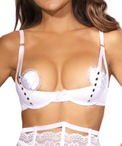 Soutien-gorge seins nus blanc V-9791 - Axami