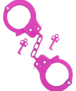 Menottes en métal coloré