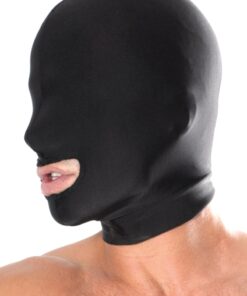 Cagoule spandex bouche ouverte